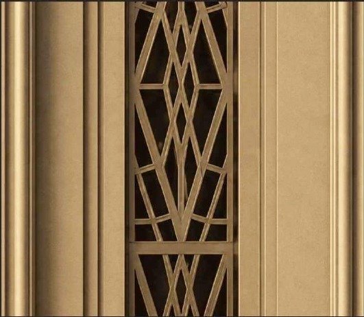Architectural lattice detail